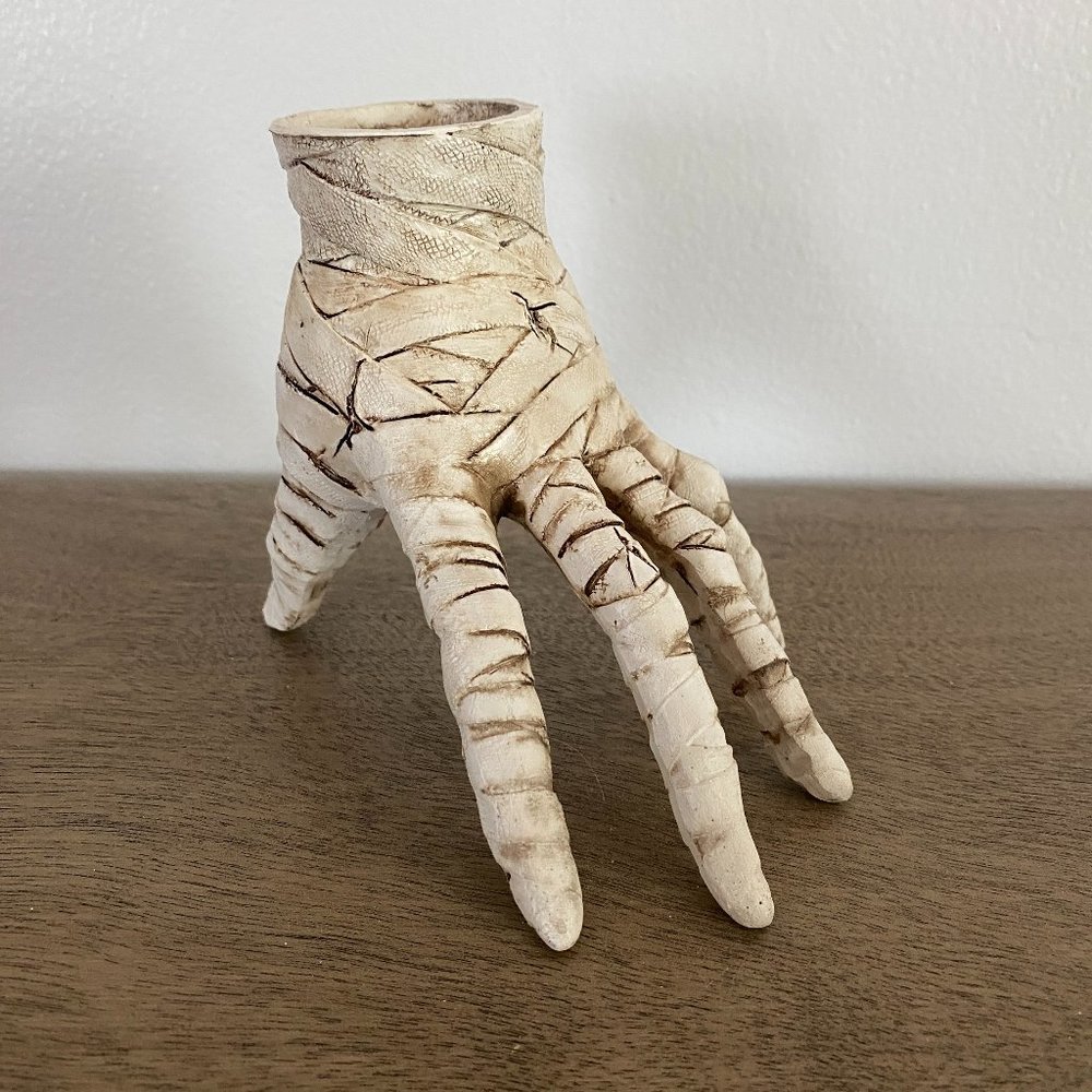 Halloween Mummy Hand Decor